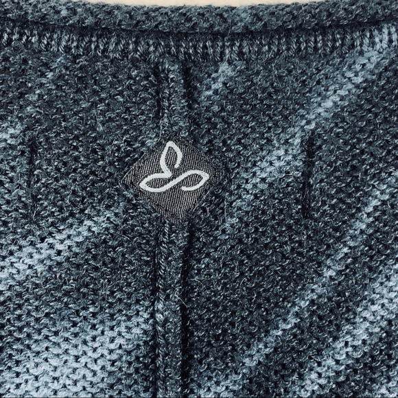 prAna Juliana Wrap Tie Dye Blue Sweater EUC • gently worn and loved - Picture 5 of 6